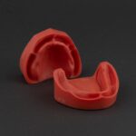 مدل تمرینی بی دندانی بافت سخت برند حاس با لثه سخت